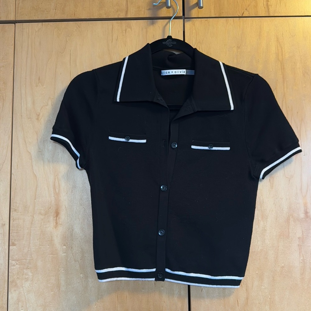 Alice & Olivia Polo Sweater